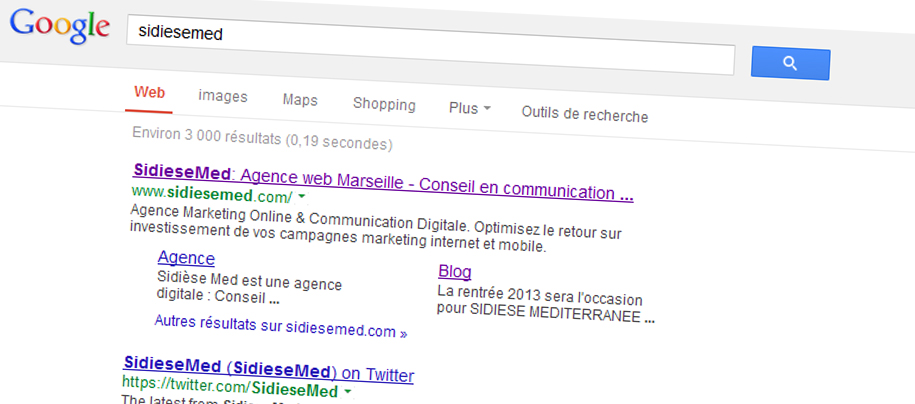 Baisse du taux de clic sur les premières positions