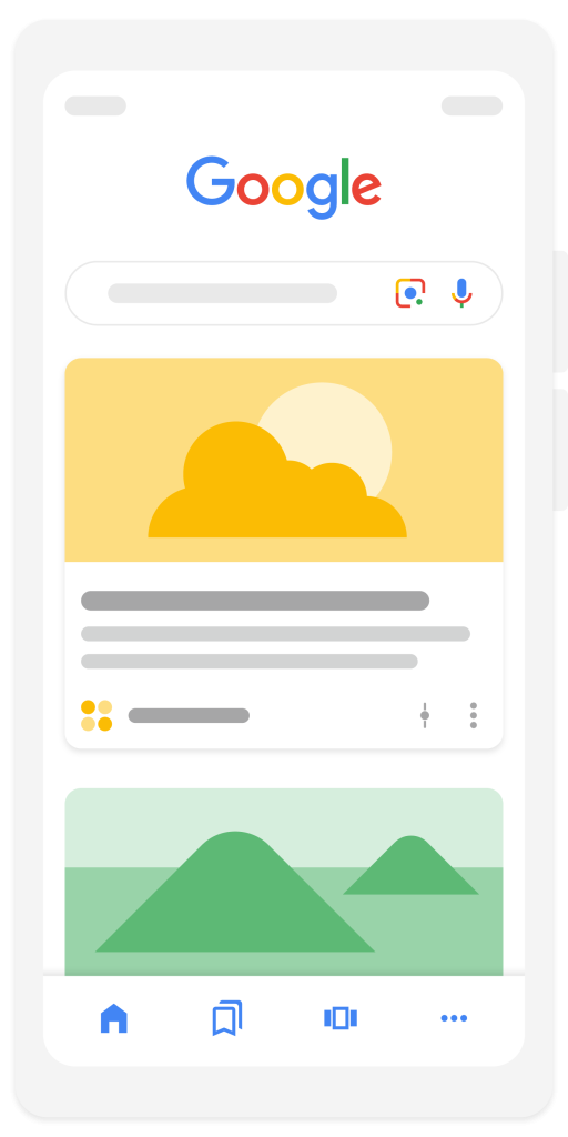 Google Discover sur mobile