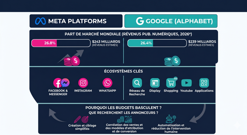écosystème pub meta vs google
