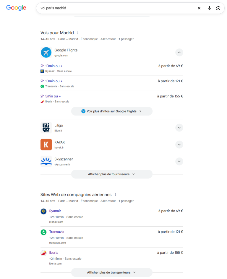 unité d'agrégation google